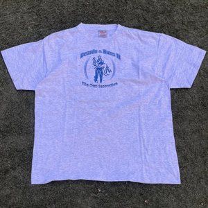 Oneita Men's Grey T-shirt